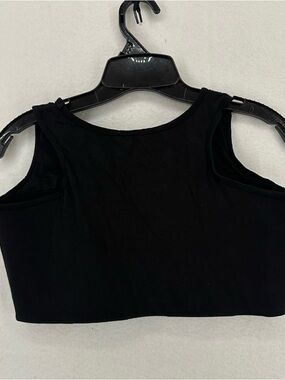 LEINIDINA Chest Binder Bra Large Black